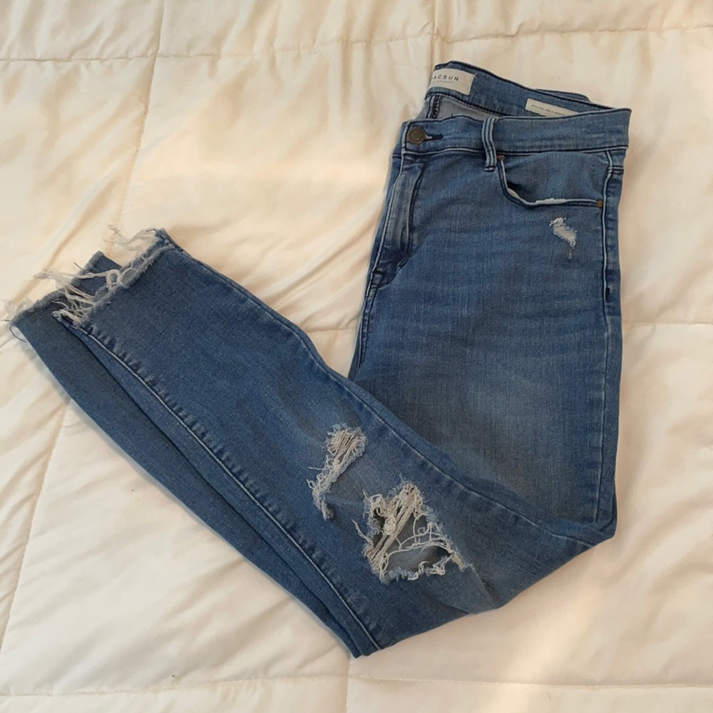 pac sun distressed jeans
